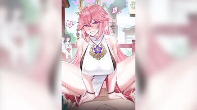Unleashing the Demon Within: Miko and Yae Ride You at the Shrine [CtrlZ77]