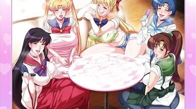 Sailor Mercury's Wet and Messy Anal Adventure