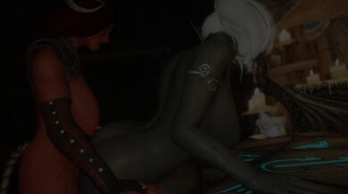 The Futa Succubus and her Dark Elf Apprentice, In Hot Lusty Session - Part 2
