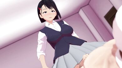 Busty Tenka-chan Gets Her Way in Bed
