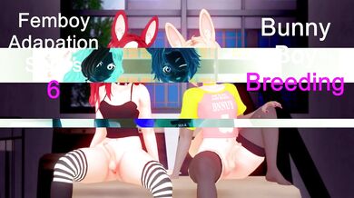 Femboy Adaptation Series 6: Boy Bunny Breeding