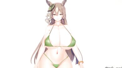 Watch as the sexy girl with large breasts and shiny diamonds on her nipples gets fucked by a muscular man in this hot hentai porn video.