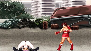 Goku's Dragon Fist Crushes Shermie's Virgin Ass with a Cumshot of Epic Proportions