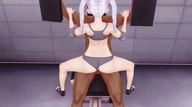 [Trestlesky] Nautilus Machines and Sweaty Flexing with Noelle