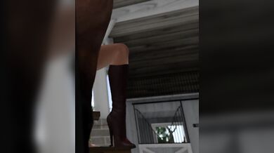 Amy gets ravaged by a massive horse cock in the barn!