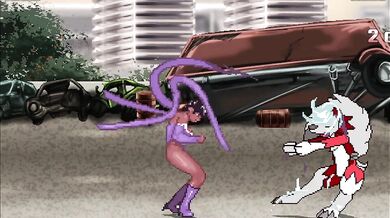 Unleashed Beast Breeds with Knotted Demoness, Ravages Hunter's Throat