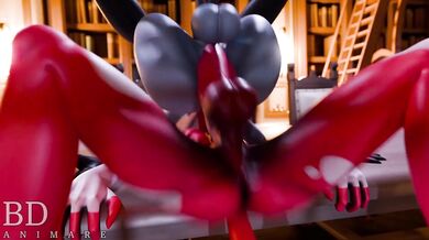 Blitzo's Rough Anal Sex with Stolas' Owl Vagina [BDAnimare]