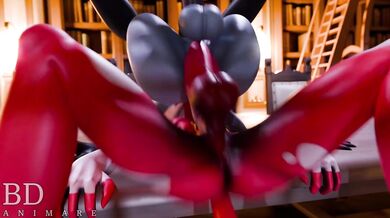 Blitzo's Rough Anal Sex with Stolas' Owl Vagina [BDAnimare]