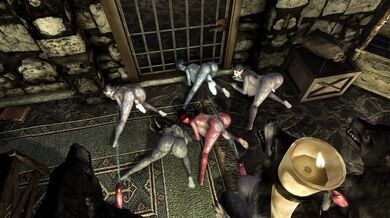Futa werewolves drenched in wet cum