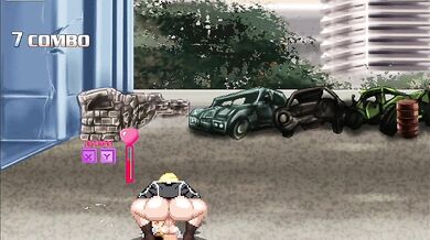 'Ryougi relentlessly ravages Moondragon's throat and climaxes deep within his esophagus'