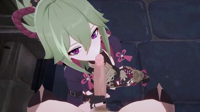 [Genshin] Shinobu Service - Kuki Scene 2 POV 4K [Koibito]