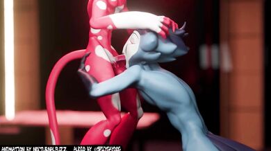 Blitzo's Deepthroating of Stolas' Cock, with Audio by SpicyGayDog