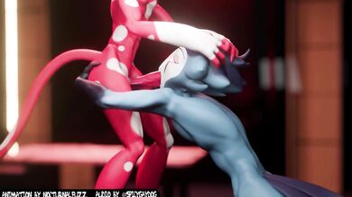 Blitzo's Deepthroating of Stolas' Cock, with Audio by SpicyGayDog