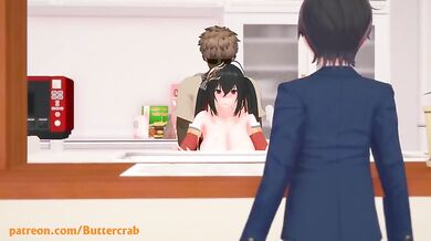 My Wife's Cheating on Me with a Monster Tentacle Beast in Front of My Eyes!