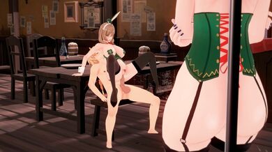 A Tempting Trip to the Genshin Monstadt Onsen Festival - Scene 4 in Ultra High Definition - The Seductive Couple