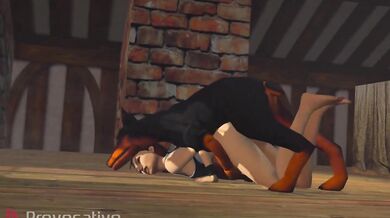 Lara gets her paws on some doggy love in the wild!