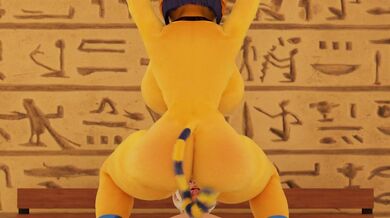 Afternoon Delight: Ankha's Steamy Cartoon Escapades