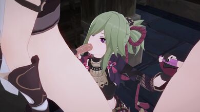 [MMF3P][Genshin] Kuki Service - Shinobu Scene 2 in 4K Ultra HD Quality [Koibito%