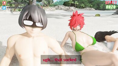 Stranded with the Island Nymphomaniac!