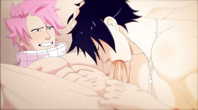 Dragon Slayers' Heat: Natsu and Gray's Unbridled Passion
