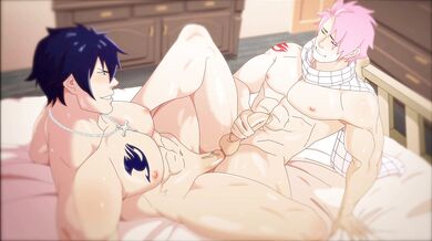 Dragon Slayers' Heat: Natsu and Gray's Unbridled Passion