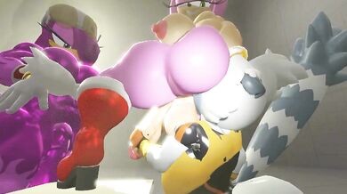 Sexy Tangle, Wave and Amy in a Frenzy of Hentai Porn!