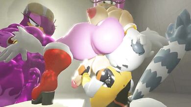 Sexy Tangle, Wave and Amy in a Frenzy of Hentai Porn!