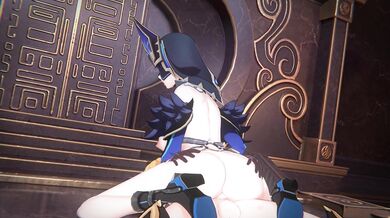 'Tentacle Monster vs Human Girl: Shirakami Genshin Impact Compilation'