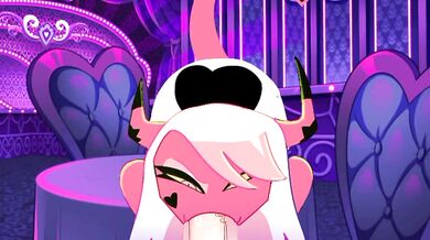 'Seductress Verosika unleashes her lustful blowjob on you as a succubus.'