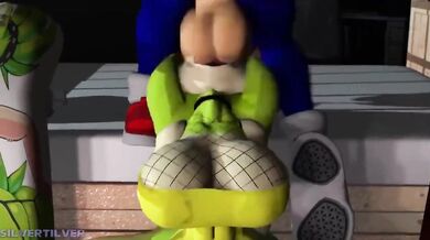 Sonic's Face-Pounding Gangbang Orgy