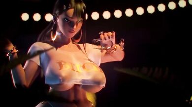 The hot and sexy Anya is all tied up with ropes, her breasts are exposed as she moans in agony while Scragboy uses his wine bottles to tor*ture her.