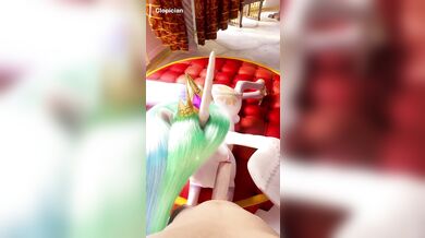 Jizz in Celestia's morning face