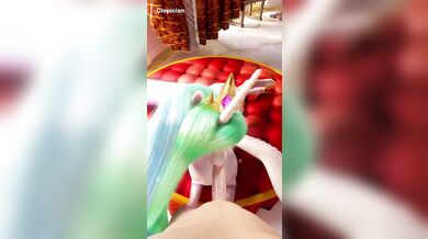 Jizz in Celestia's morning face