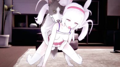 When a sexy young woman sits on the toilet in her bathroom, she is startled by an unexpected visitor.