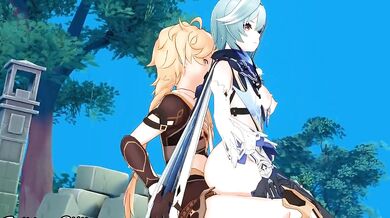 Kitamee's Reverse Ride on Eula
