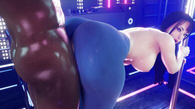 Mortal Kombat's Chun Li Strips Down in Tight Black Leather and Begins Her First Day of Pole Dancing