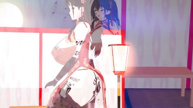 Unfaithful Wife Takes on Two Lovers in a Public Striptease Show