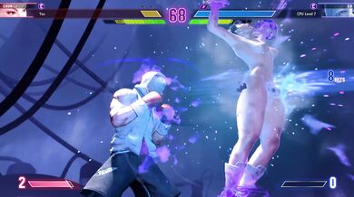 Ed's Sexual Abuse of Chun Li as his Punching Bag in High Definition