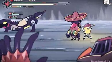 The Huntress and the Khezu: A Love Story Note: Khezu is a monster from Japanese folklore that resembles a giant centipede with human-like arms.