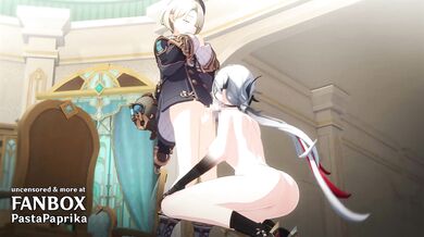 Lusty Lesbians in Hot and Steamy House of Sin