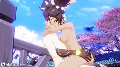 Lonely Xinyan yearns for a rough and tough fucking from Alpha_08