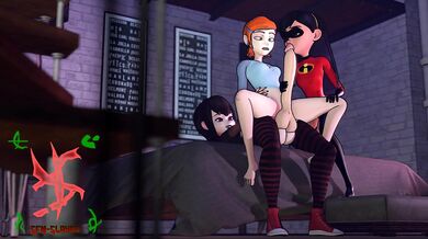 Three sexy sorority sisters take a shower together.