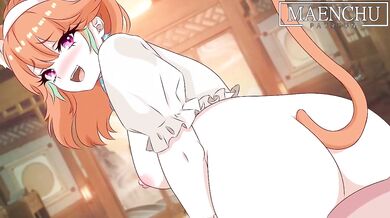 Exploring the depths of pleasure with Takanashi and Kiara (Maenchu)