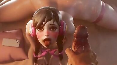 'Overwatch - D.va's Facials and Fun Adventures'