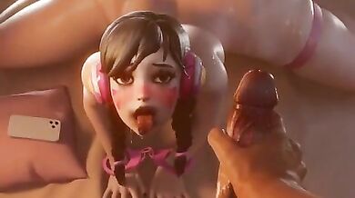 'Overwatch - D.va's Facials and Fun Adventures'