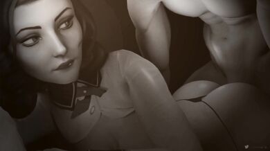 Elizabeth's Silent Film Sluttiness Explored in Bioshock Inspired HMV Pornos