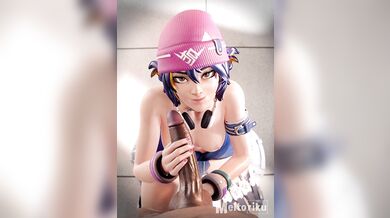 Jerking Off Kiriko's Love Juice