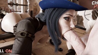 - Caitlyn Gets a Lewd Blowjob from Her Boyfriend