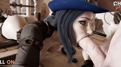 - Caitlyn Gets a Lewd Blowjob from Her Boyfriend