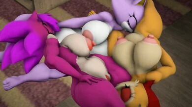 Threesome MFF Sex Orgy with Two Girlfriends and One Lucky Bastard